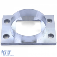 Power pipe sports air filter connection adapter round 70mm to square 100x70mm - ODETB6030027