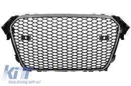 image-30-Prednja maska bez oznake prikladna za AUDI A4 B8 Facelift (2012-2015) RS Dizjan sa i bez PDC-a