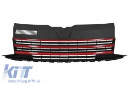 image-17-Prednja maska bez oznake, prikladna za VW T6 Bus Transporter (2015-2019) umetanje crvenih pruga