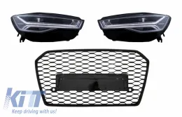 image-13-Prednja maska s Full LED Prednja svijetla Sekvencijalna dinamička svjetla za skretanje prikladna za Audi A6 C7 4G Facelift (2015-2018) RS6 Matrix Dizjan