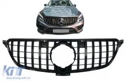 image-62-Prednja rešetka prikladna za Mercedes GLE Kupe C292 (2015-2018) GLE W166 SUV (2015-2018) GT-R Panamericana Dizjan Piano crna