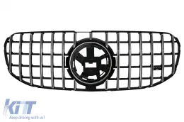 image-30-Prednja rešetka prikladna za Mercedes GLS SUV X167 (2019-Up) GT-R Panamericana Dizjan Chrome