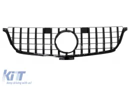 image-64-Prednja rešetka prikladna za Mercedes ML-Class W166 (2012-2014) GT-R Panamericana Dizjan Black