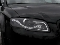 Prednja svijetla LED DRL DAYLIGHT pogodna za Audi A4 B7 (11.2004-03.2008) Crna-image-65728