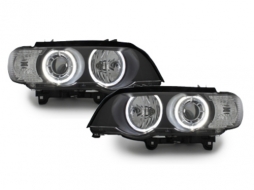 image-4-Prednja svijetla odgovaraju BMW X5 E53 04-06 2 halo felge crne
