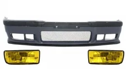 image-47-Prednji Branik prikladan za BMW 3er E36 (1992-1998) M3 Dizjan sa žutim svjetlima za maglu