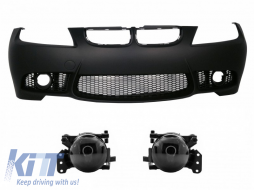 image-20-Prednji Branik prikladan za BMW serije 3 E90 Sedan E91 Touring (04-08) (Non LCI) M3 Dizjan sa svjetlima za maglu dim
