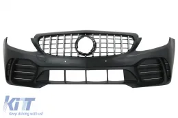 image-66-Prednji Branik prikladan za Mercedes C-Class W205 S205 C205 A205 (2014-2020) Limuzina T-Model Kupe Cabriolet GT Dizjan