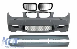 image-32-Prednji Branik s bočnim pragovima prikladan za BMW serije 1 E87 (2004-2011) 1M Dizjan s ventilacijskim otvorom