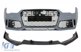 image-20-Prednji Branik s dodatnim Spojler od Lip ugljika pogodan za Audi A7 4G Facelift (2015-2018) RS7 Dizjan