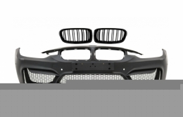 image-76-Prednji Branik s dvostrukim prugama na Maske rešetkama pogodan za BMW serije 3 F30 F31 Pre-LCI & LCI (2011-2018) M4 Dizjan
