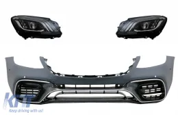 image-29-Prednji Branik s Prednja svijetla Full LED OEM pogodan za MERCEDES S-klase W222 Facelift (2013-) S63 Dizjan