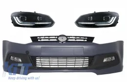image-13-Prednji Branik s Prednja svijetla LED svjetlosna traka pogodna za VW Polo 6R 6C (03.2009-09.2017) R-line R20 Dizjan