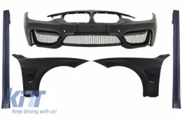 image-0-Prednji Branik s Prednji blatobran i bočnim pragovima prikladan za BMW serije 3 F30 F31 Pre-LCI & LCI (2011-2018) M4 Dizjan