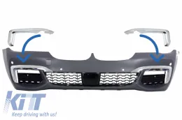 image-9-Prednji kromirani ukrasi pogodni samo za BMW serije 7 G12/G11 (2015-02.2019) M-Tech M-Sport Branik