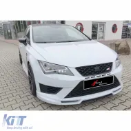 image-35-Prednji lip Leon Mk3 FL Rieger Model Sirova površina Vakuumska plastika / 2017-2020