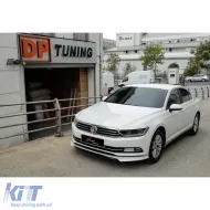 image-6-Prednji lip prikladan za Passat B8 Sport model sirove površine vakuumske plastike / 2015-2019
