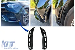 image-66-Preklopi prednjeg branika Bočne peraje Branik prikladne za Mercedes GLE W167 SUV GLE Coupé C167 Sport Line (2019-Up) Piano crna