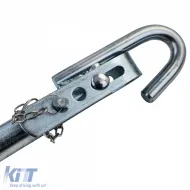 Premium Anhängerkupplung mit Dämpfer und Tasche 1,8m 3T 3000kg-image-6203561
