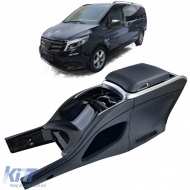 Premium center console black for Mercedes V-Class W447 automatic 14-23