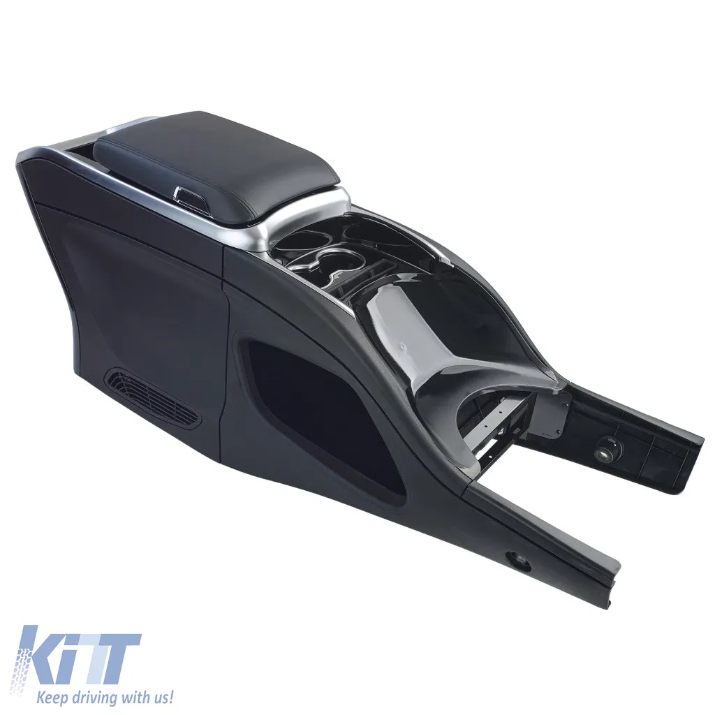 Premium center console black for Mercedes V-Class W447 automatic 14-23