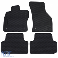 Prémium gumi autószőnyeg szett fekete Leon + Golf 7 + Audi A3 8V 2012-től-image-6193898
