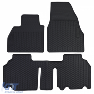 Prémium gumi autószőnyeg szett fekete Renault Kangoo II 2008-2022-image-6204665