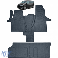 image-45-Prémium gumiszőnyeg garnitúra, 6-részes, első + hátsó, VW T6.1 2019-től