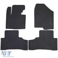 Prémium gumiszőnyeg szett fekete Hyundai Santa Fe 3 DM 12-18-image-6202235