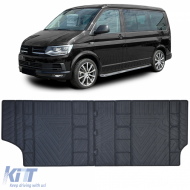image-25-Premium Gummifußmatte 2-teilig für die 2. Reihe hinten geeignet für VW T5 T6 T6.1