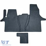 Premium Gummifußmatten-Set 4-teilig geeignet für VW Bus Transporter T6.1 ab 2019-image-6207662