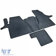 Premium Gummifußmatten-Set 4-teilig geeignet für VW Bus Transporter T6.1 ab 2019-image-6207663