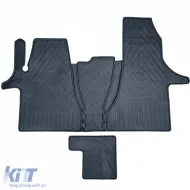 Premium Gummifußmatten-Set, 8-teilig, geeignet für VW T6.1 Multivan ab Baujahr 2019-image-6202747