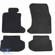 Premium Gummifußmatten-Set in Schwarz geeignet für BMW E46 Sedan Touring 98-05-image-6191240