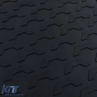 Premium Gummifußmatten Set Schwarz für Mercedes C-Klasse W204 S204 07-11-image-6199514