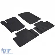 Premium Gummifußmatten Set Schwarz für Mercedes GLE W166 2015-2018-image-6202533