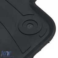 Premium Gummifußmatten Set Schwarz für Mercedes C Coupe C205 2015-2018-image-6204787