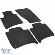 Premium Gummifußmatten Set Schwarz für Porsche Cayenne 10-19-image-6192127