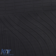 Premium Gummifußmatten Set Schwarz geeignet für BMW 7er F01 2008-2015-image-6192103