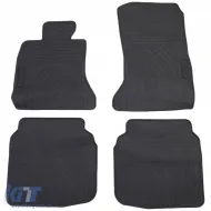 Premium Gummifußmatten Set Schwarz geeignet für BMW 7er F01 2008-2015-image-6192108