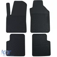 Premium Gummifußmatten Set Schwarz geeignet für Fiat 500 500C 2007-2022-image-6192143