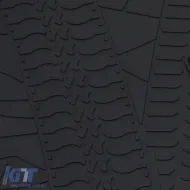Premium Gummifußmatten Set Schwarz geeignet für Jeep Wrangler JL 4-Türer ab 2018-image-6193874