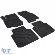 Premium Gummifußmatten Set Schwarz geeignet für Skoda Kodiaq 2017-2023-image-6193882