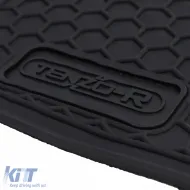 Premium Gummifußmatten Set Schwarz geeignet für VW Golf 5 Scirocco Golf 6-image-6195381