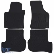 Premium Gummifußmatten Set Schwarz geeignet für VW Golf 5 Scirocco Golf 6-image-6195386