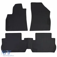 Premium Gummifußmatten Set Schwarz geeignet für Peugeot 3008 09-16-image-6196587