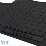 Premium Gummifußmatten Set Schwarz geeignet für Mercedes C-Klasse W205 S205 14-22-image-6199310
