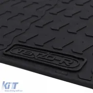 Premium Gummifußmatten Set Schwarz geeignet für Audi Q7 4L 06-15-image-6199490