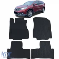 image-32-Premium Gummifußmatten Set Schwarz geeignet für Honda CR-V 4 12-18
