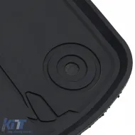 Premium Gummifußmatten Set Schwarz geeignet für Porsche Panamera 970 2009-2016-image-6200357